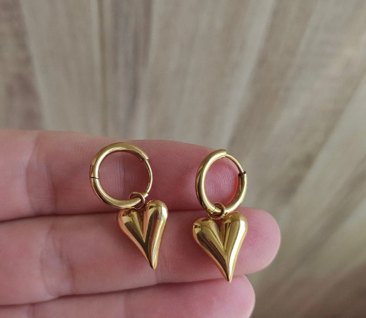 Heart earrings