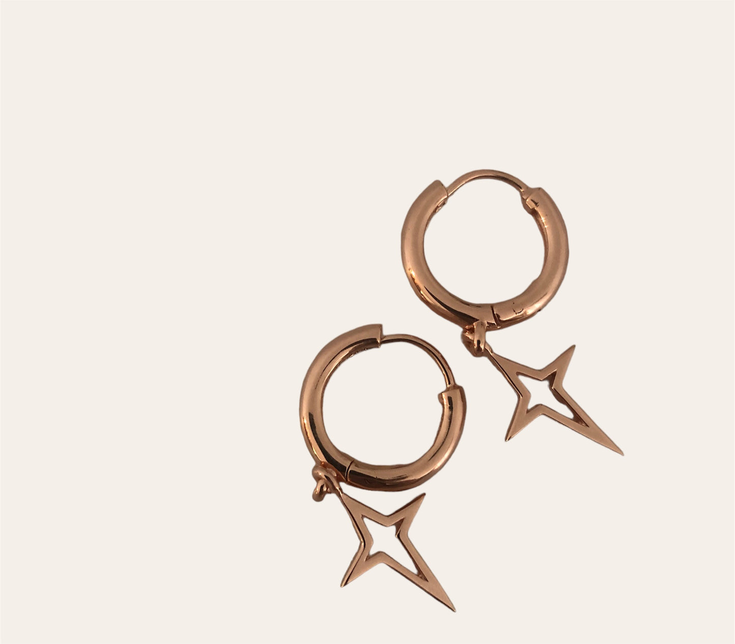 Starburst Earrings Rose Gold