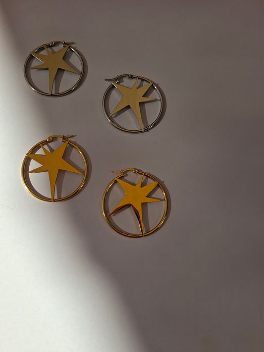 Bang star earrings
