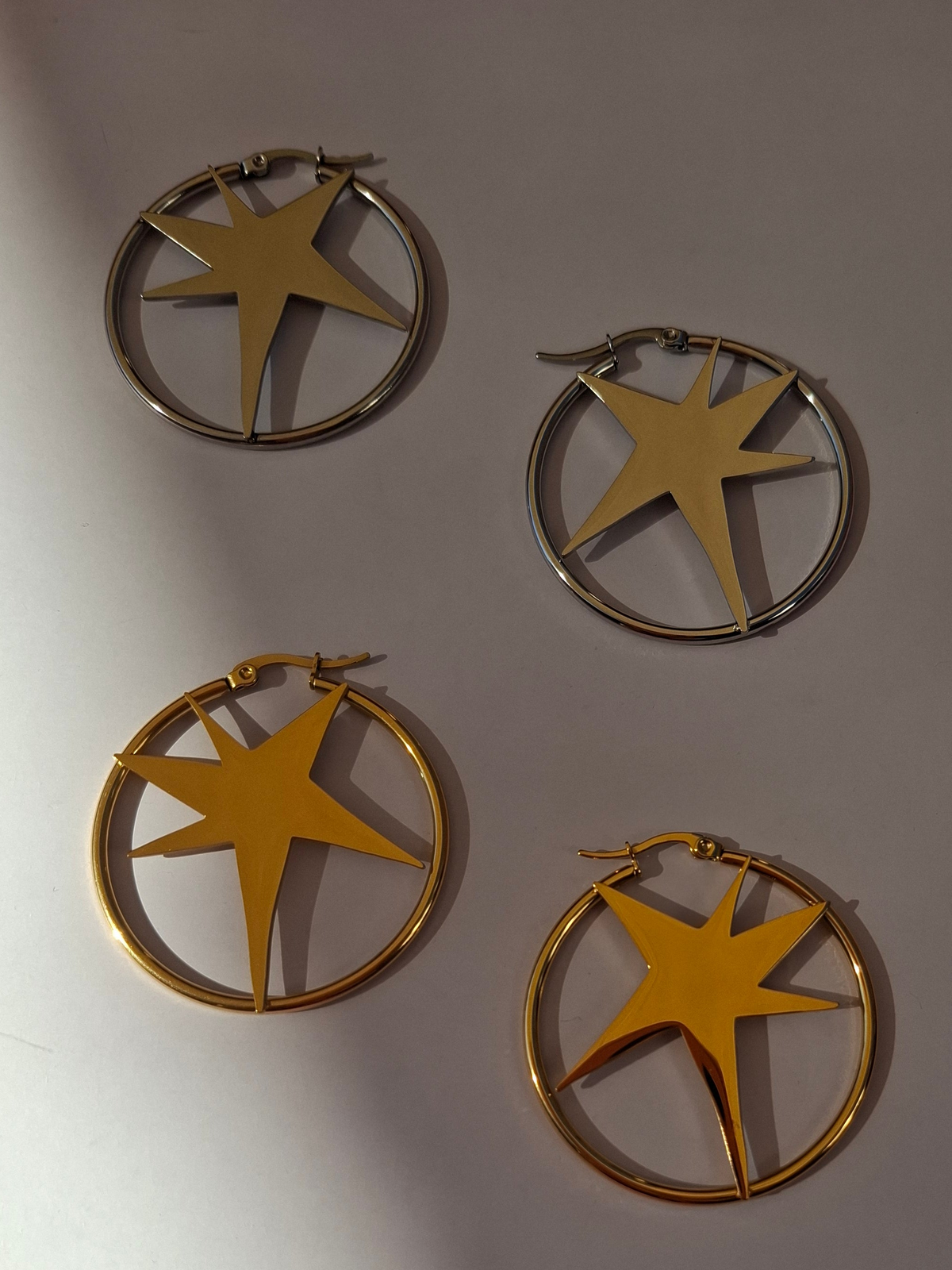 Bang star earrings